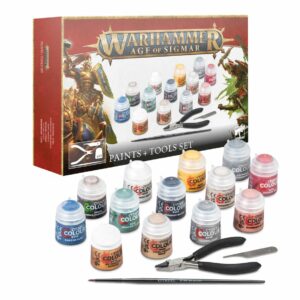 Warhammer AoS - Paints + Tools Set